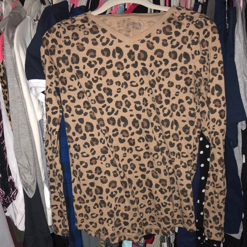 Girls Cheetah long sleeve shirt
